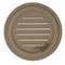 Ekena Millwork Round Gable Vent Louver, w/ Wide Trim, Functional, 20"W x 20"H x 1 1/8"P GVRO20F - alternate 3